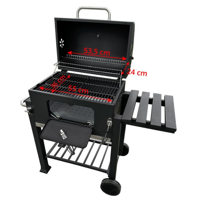 Садовый гриль с чугунной решеткой 4IQ Z006449
