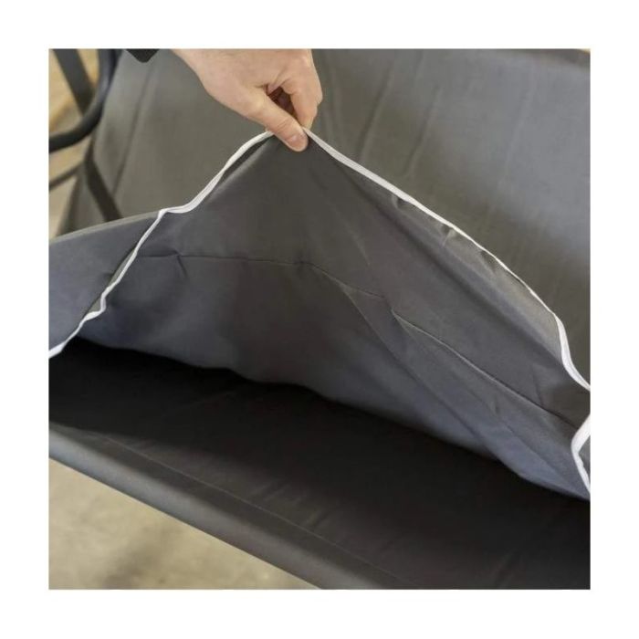 Садовые качели Ecarla H001 3-х местные Черный