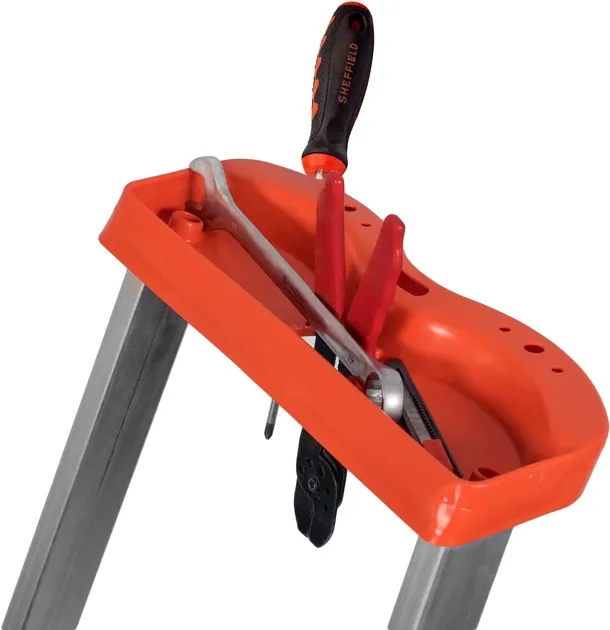 Односторонняя 6-ступенчатая алюминиевая лестница Kanat KA-KAM-205 125 кг