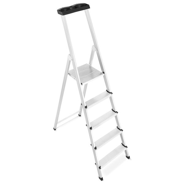 Одностороння 5-ступенева алюмінієва драбина Kanat KA-KAM-204 125 кг