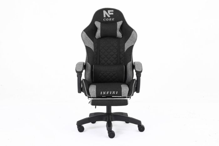 Комп'ютерне крісло із тканини Infini Core Чорно-сірий