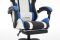 Комп‘ютерне крісло з підставкою для ніг EXTREME R1 Чорно-біло-синій