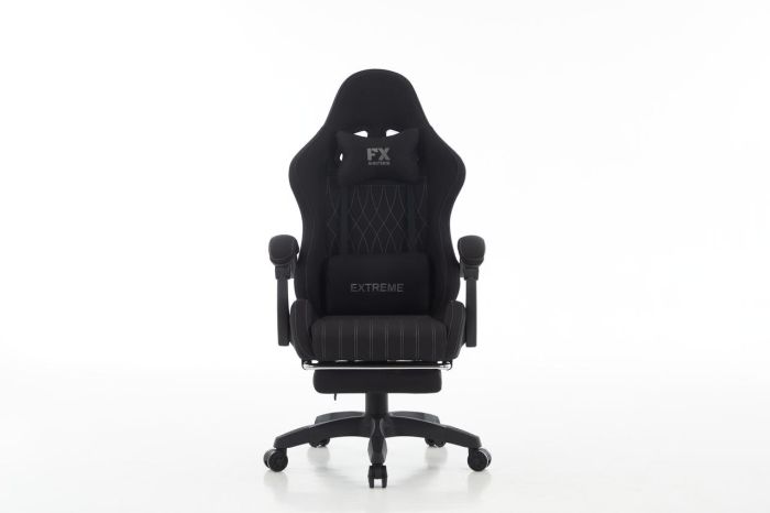 Комп'ютерне крісло із тканини EXTREME FX Чорний