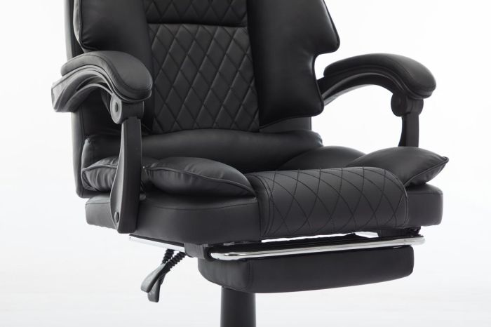 Офісне крісло із підставкою для ніг OPTUS Чорний