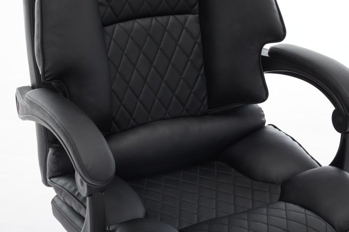 Офісне крісло із підставкою для ніг OPTUS Чорний