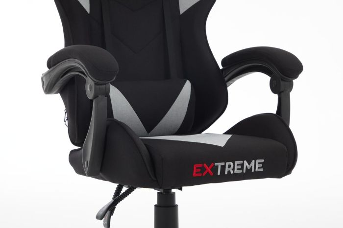 Комп'ютерне крісло із тканини EXTREME XTR Чорно-сірий