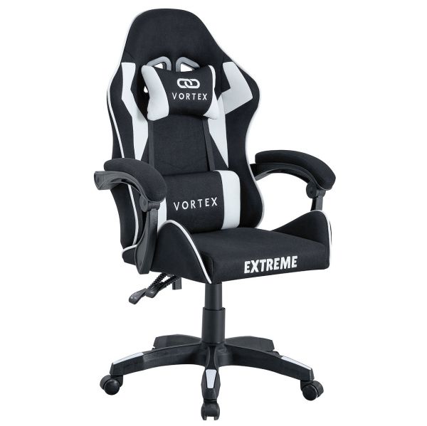 Комп'ютерне крісло із тканини Extreme VORTEX Білий