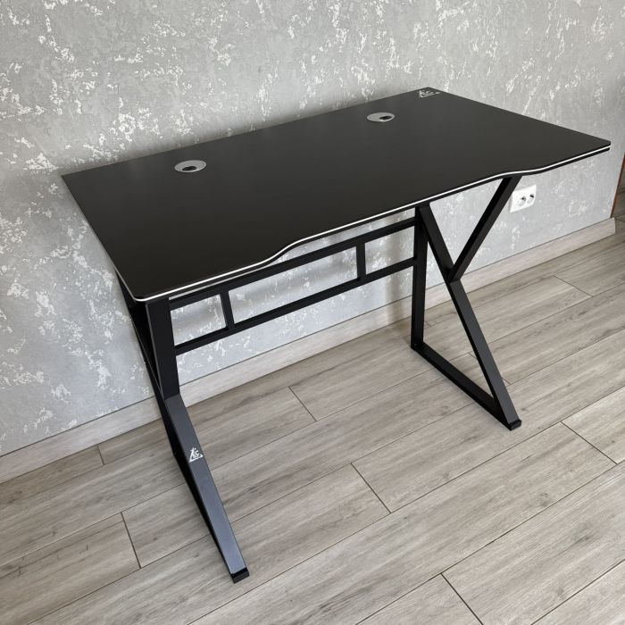 Комп'ютерний стіл STL20CZ Чорний | 100x60см