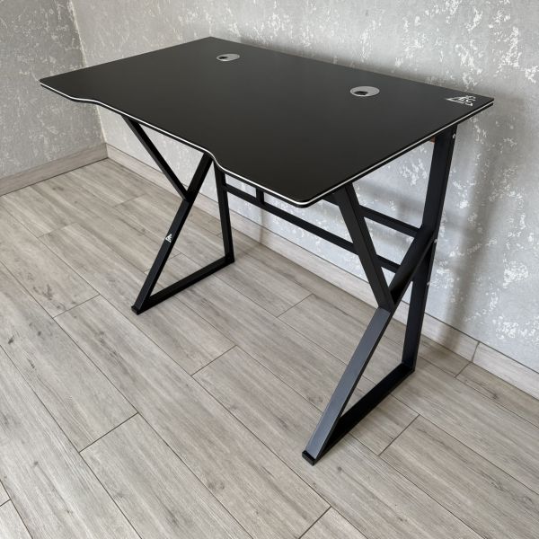 Комп'ютерний стіл STL20CZ Чорний | 100x60см