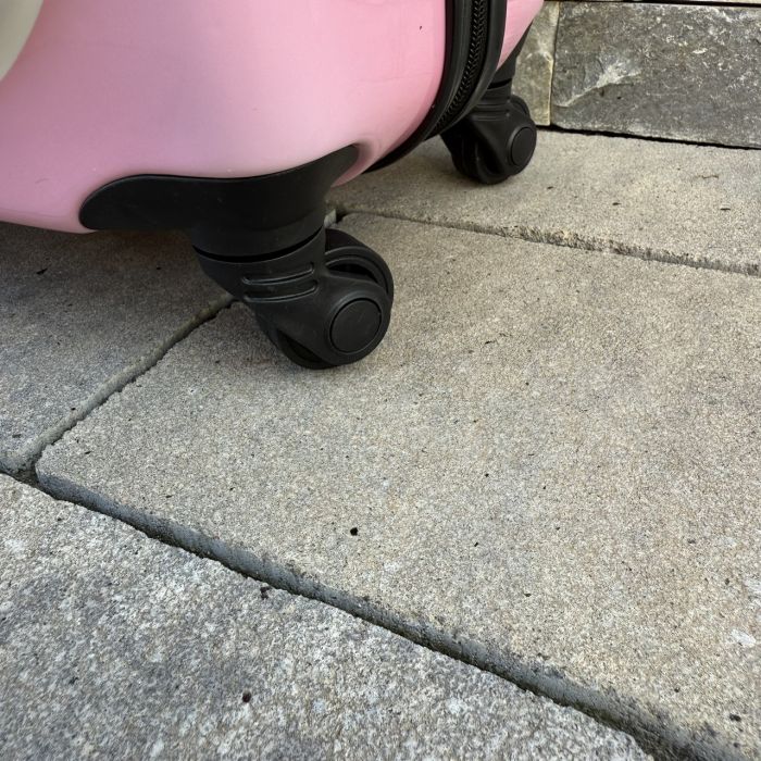 Дитяча дорожня валіза на колесах Ecarla WP06 Рожевий