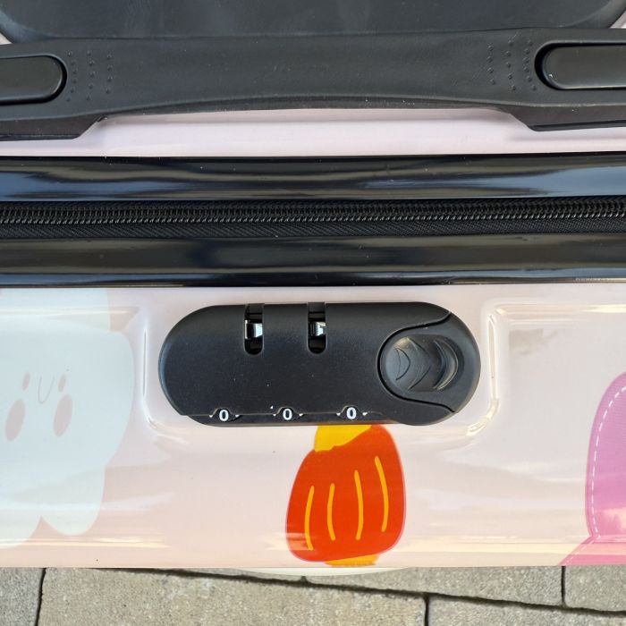 Детский дорожный чемодан на колесах Ecarla WP08 Розовый