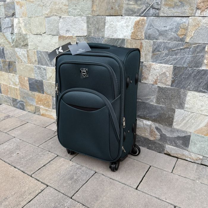 Валіза тканинна мала на 4 колесах Wings 1708 S Зелений