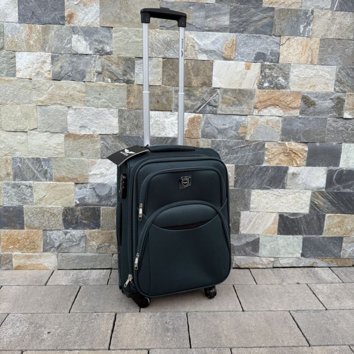 Валіза тканинна мала на 4 колесах Wings 1708 S Зелений