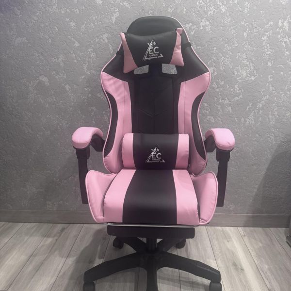 Комп‘ютерне крісло GAMER KO24CZR Чорно-рожевий