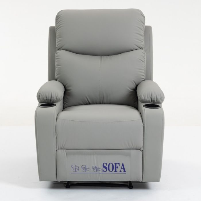 Розкладне крісло-ліжко VERO з підставкою для ніг Сірий