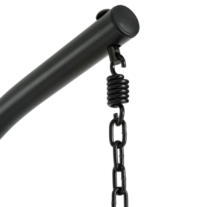 Підвісне крісло-кокон з подушкою Ecarla KR37 Графітовий