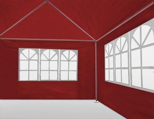 Садовый павильон Holla 3х4 м 4 стенки Красный