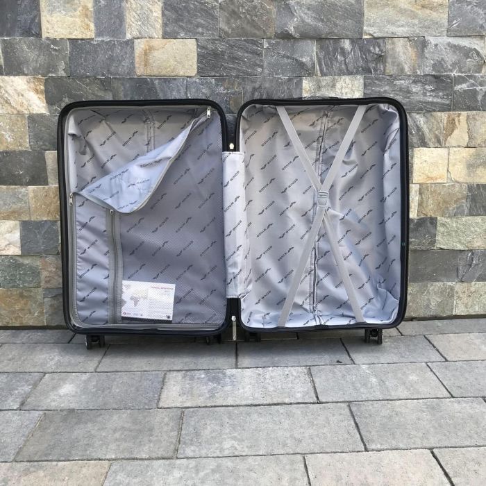 Валіза дорожня середня з поліпропілену Wings PP06 M Білий