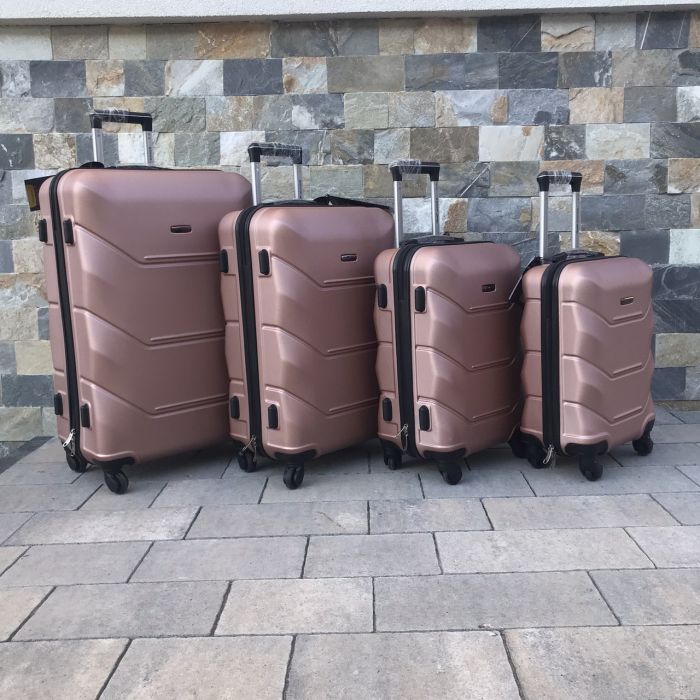Валіза дорожня міні (ручна поклажа) Wings 147 XS Рожеве золото