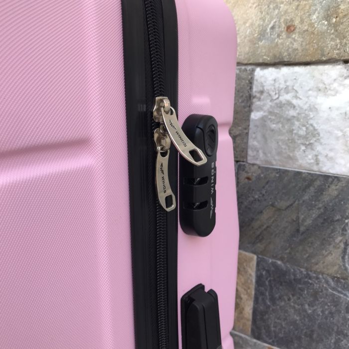 Валіза дорожня велика Wings 147 L Рожевий