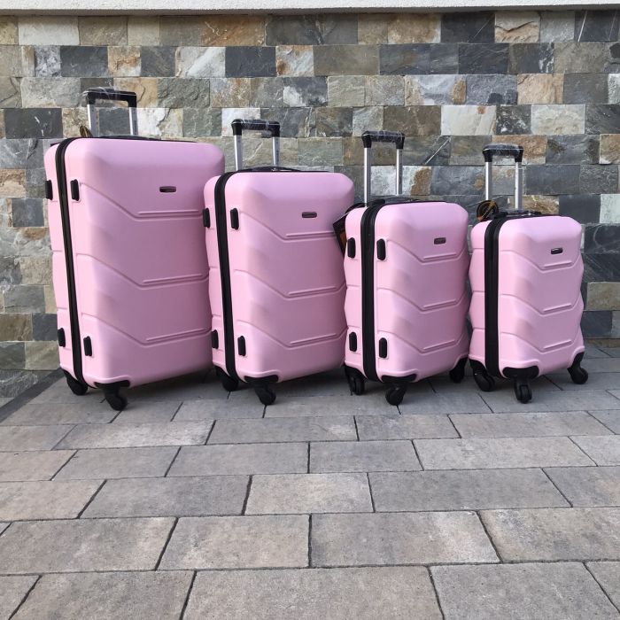 Валіза дорожня велика Wings 147 L Рожевий