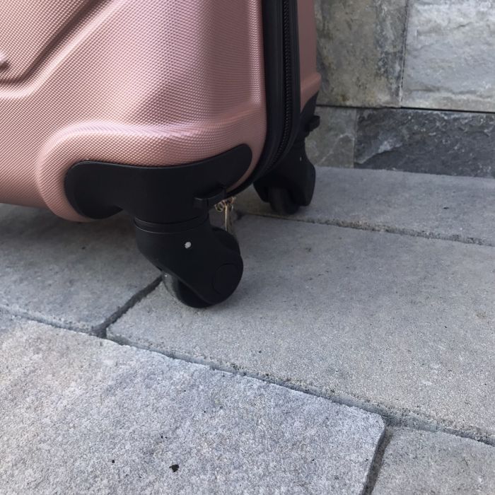 Валіза дорожня міні (ручна поклажа) Wings 147 XS Рожеве золото