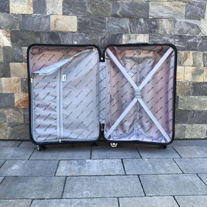 Валіза дорожня середня з поліпропілену Wings DQ181-03 M Червоний