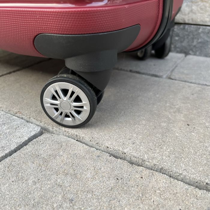 Валіза дорожня велика з поліпропілену Wings DQ181-03 L  Бордовий