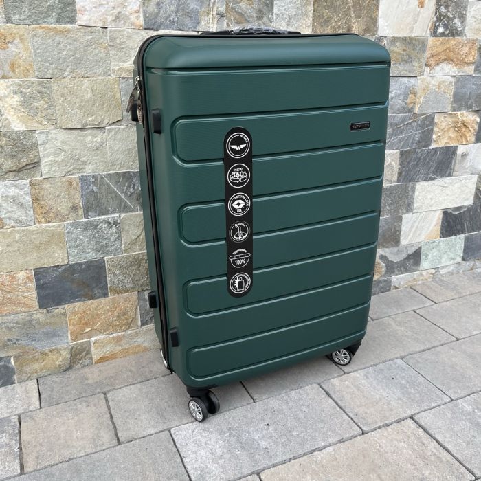 Валіза дорожня велика з поліпропілену Wings DQ181-03 L  Зелений