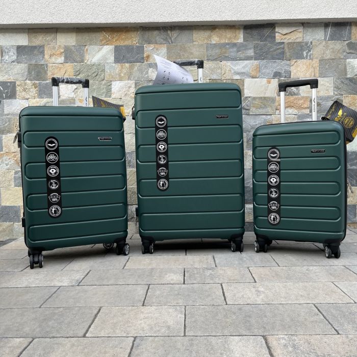 Валіза дорожня мала з поліпропілену Wings DQ181-03 S Зелений