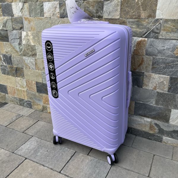 Валіза дорожня велика з поліпропілену Wings DQ181-05 L Фіолетовий