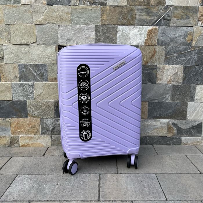 Валіза дорожня мала з поліпропілену Wings DQ181-05 S Фіолетовий