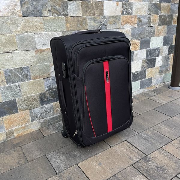 Валіза тканинна середня Wings 1706 M Чорний