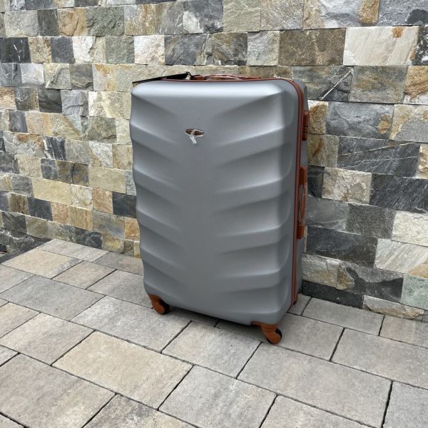 Валіза дорожня велика Wings 402 L Срібний