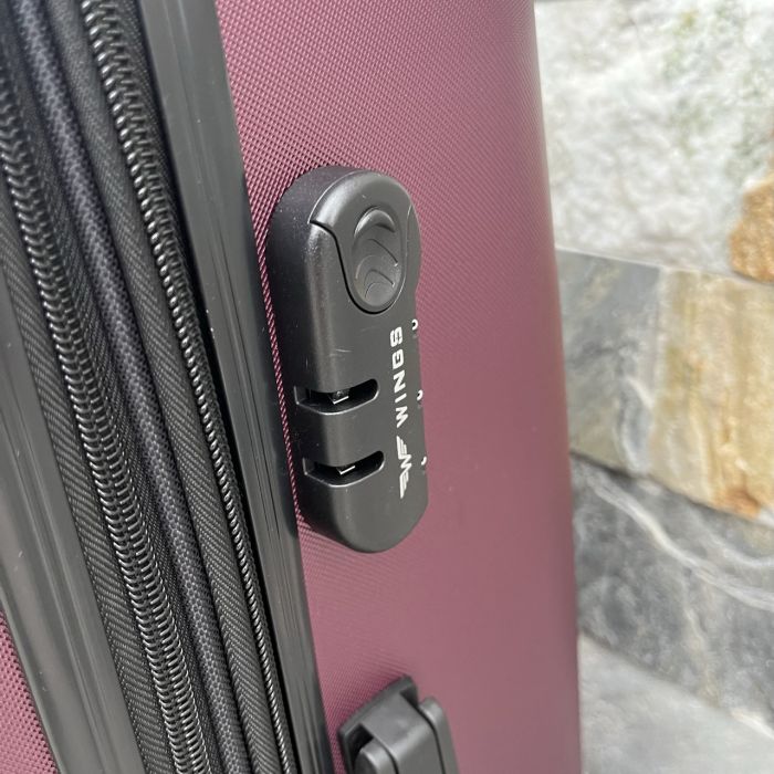 Валіза дорожня велика Wings 304 L Бордовий