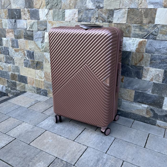 Валіза дорожня велика Wings WN01 L Рожеве золото