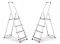 Одностороння алюмінієва драбина HIGHER 4-ступенева 125 кг