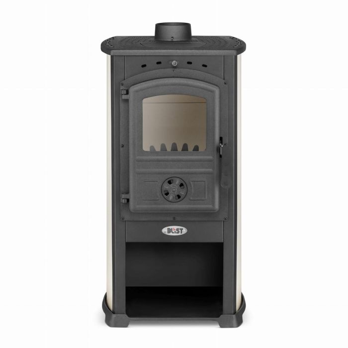 Стальная каминная печь BLIST ZAR 12 кВт Бежевый