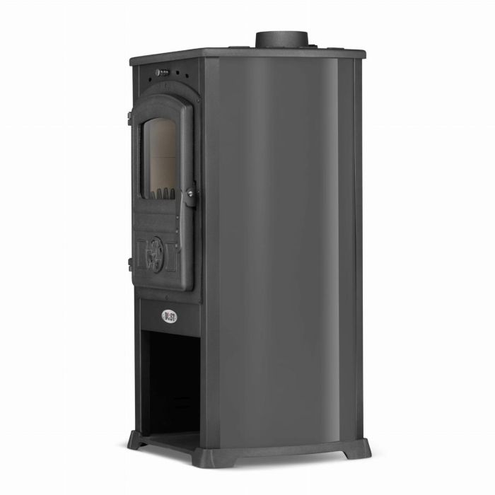 Стальная каминная печь BLIST ZAR 12 кВт Графитовый