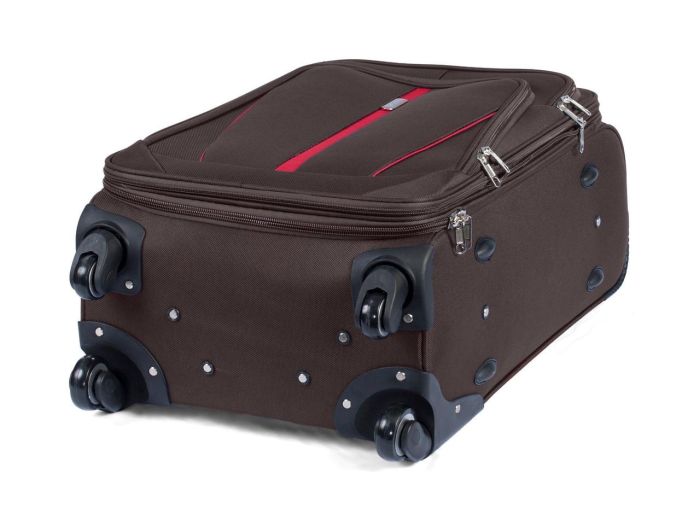 Валіза тканинна середня Wings 1706 M Коричневий