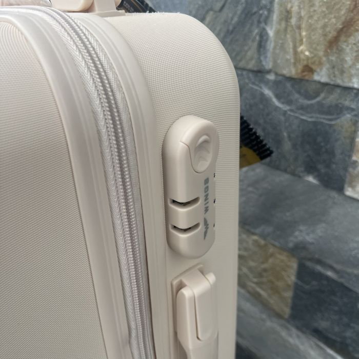 Валіза дорожня мала Wings 266 S Кремовий