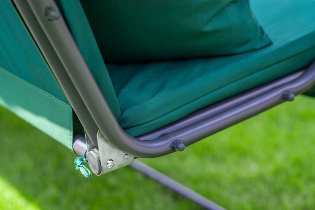 Садовые качели JustGarden RELAX 3-х местные Зеленый