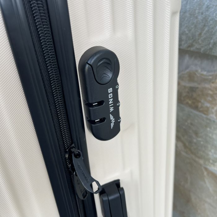 Валіза дорожня велика Wings EGRET L Кремовий