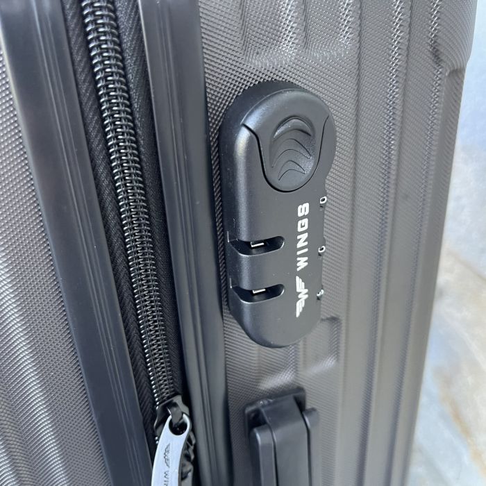 Валіза дорожня  середня Wings EGRET M Графітовий