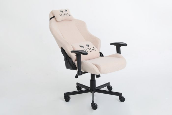 Комп'ютерне крісло із екохутра Infini BOUCLE Бежевий
