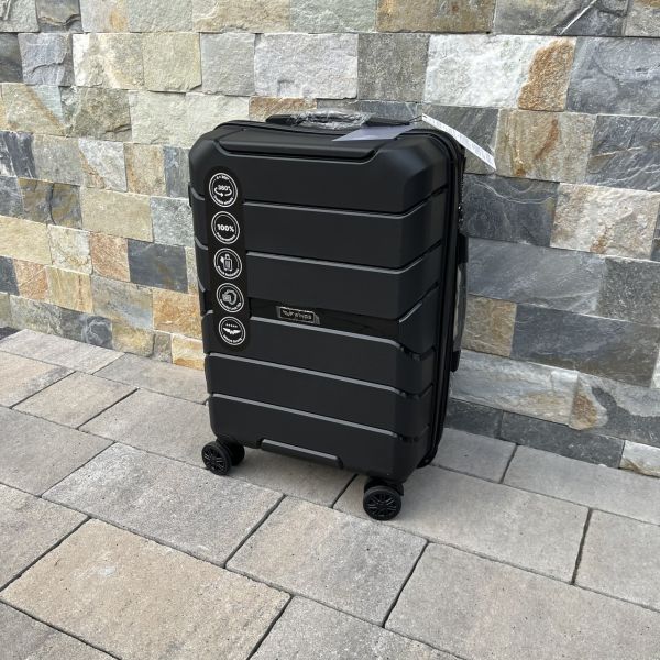 Валіза дорожня мала з поліпропілену Wings PP06 S Чорний