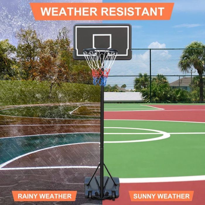 Стійка баскетбольна Ecarla AR13 із регульованою висотою 1,79-2,19 м.