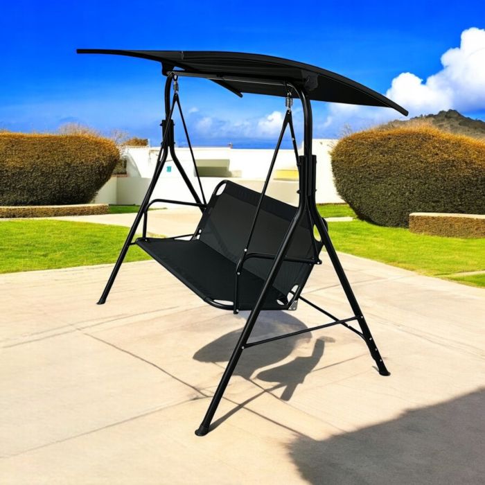 Садовые качели IdealGarden MAS-4006 3-х местные Черный