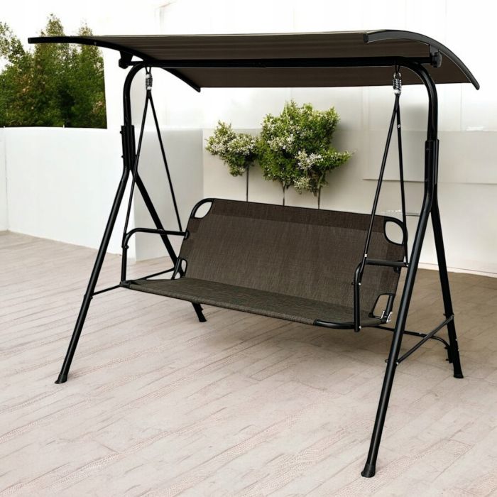 Садовые качели IdealGarden MAS-4006 3-х местные Коричневый