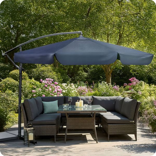 Парасоля садова з нахилом PLONOS PL-880 Синій